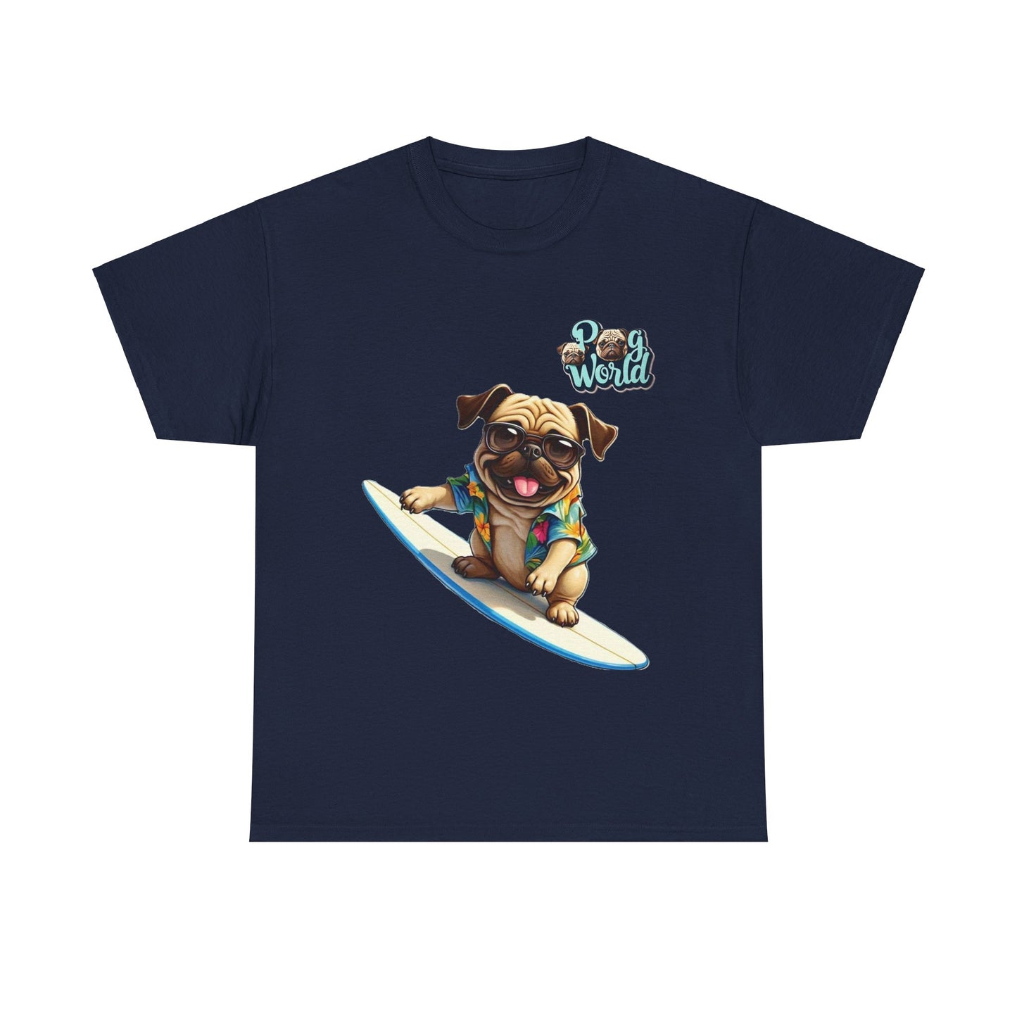 PUG WORDL Unisex Heavy Cotton Tee