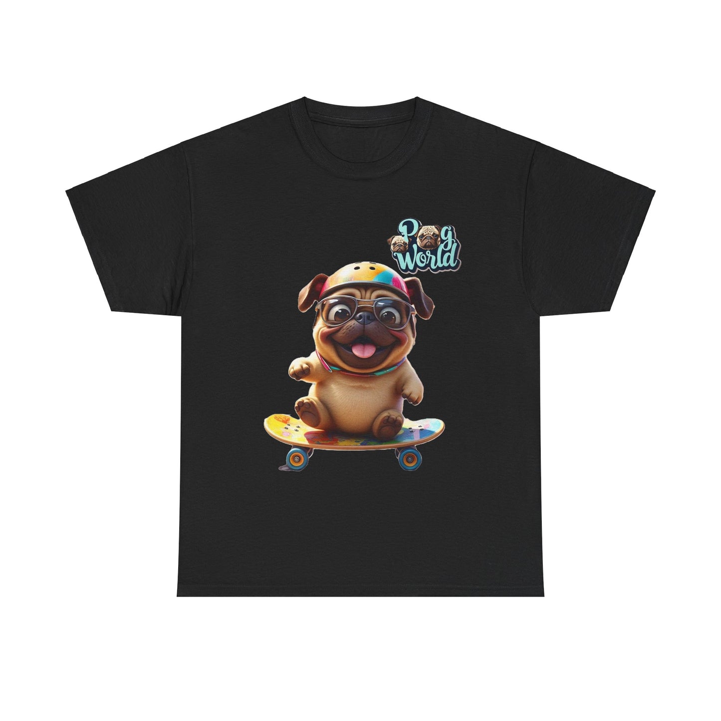 PUG WORLD Unisex Heavy Cotton Tee