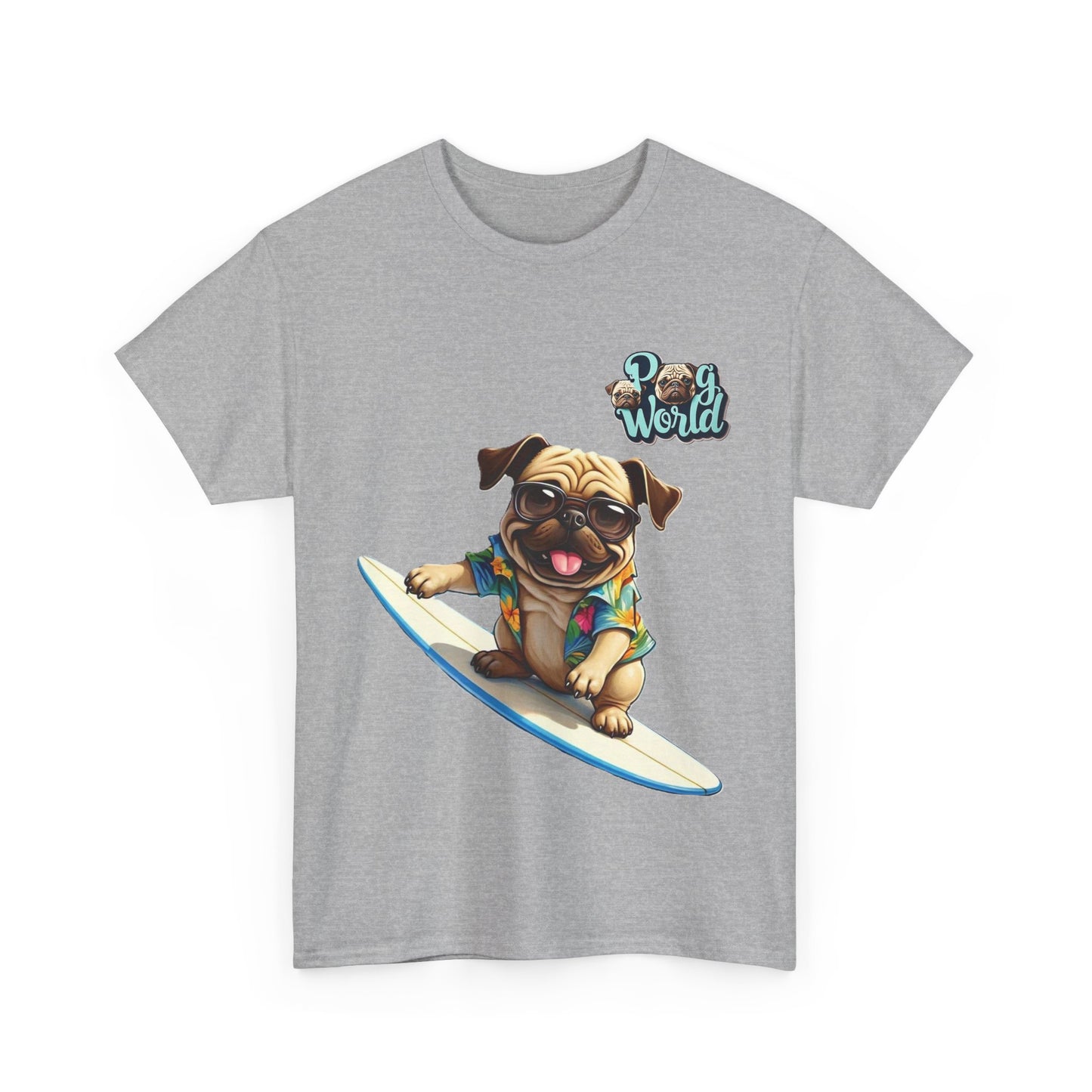 PUG WORDL Unisex Heavy Cotton Tee