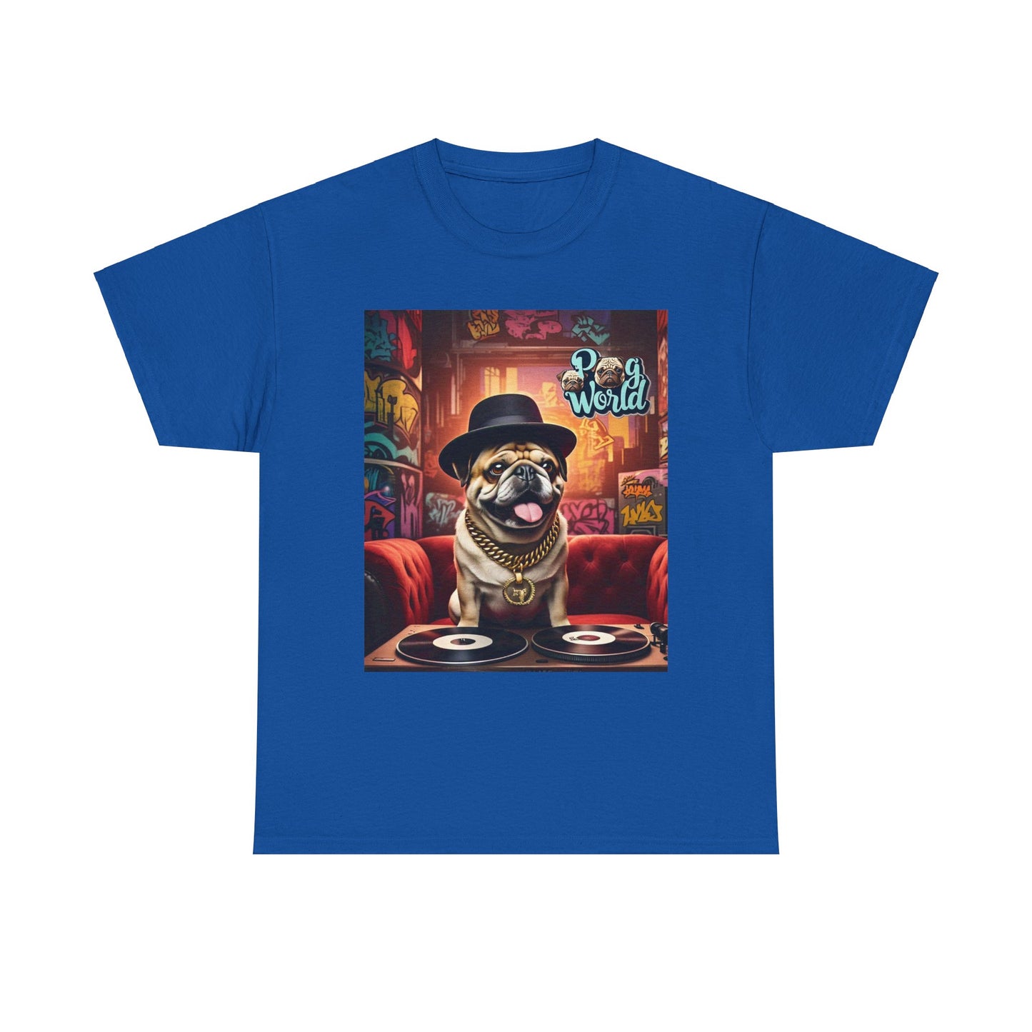 PUG WORLD DJ Unisex Heavy Cotton Tee