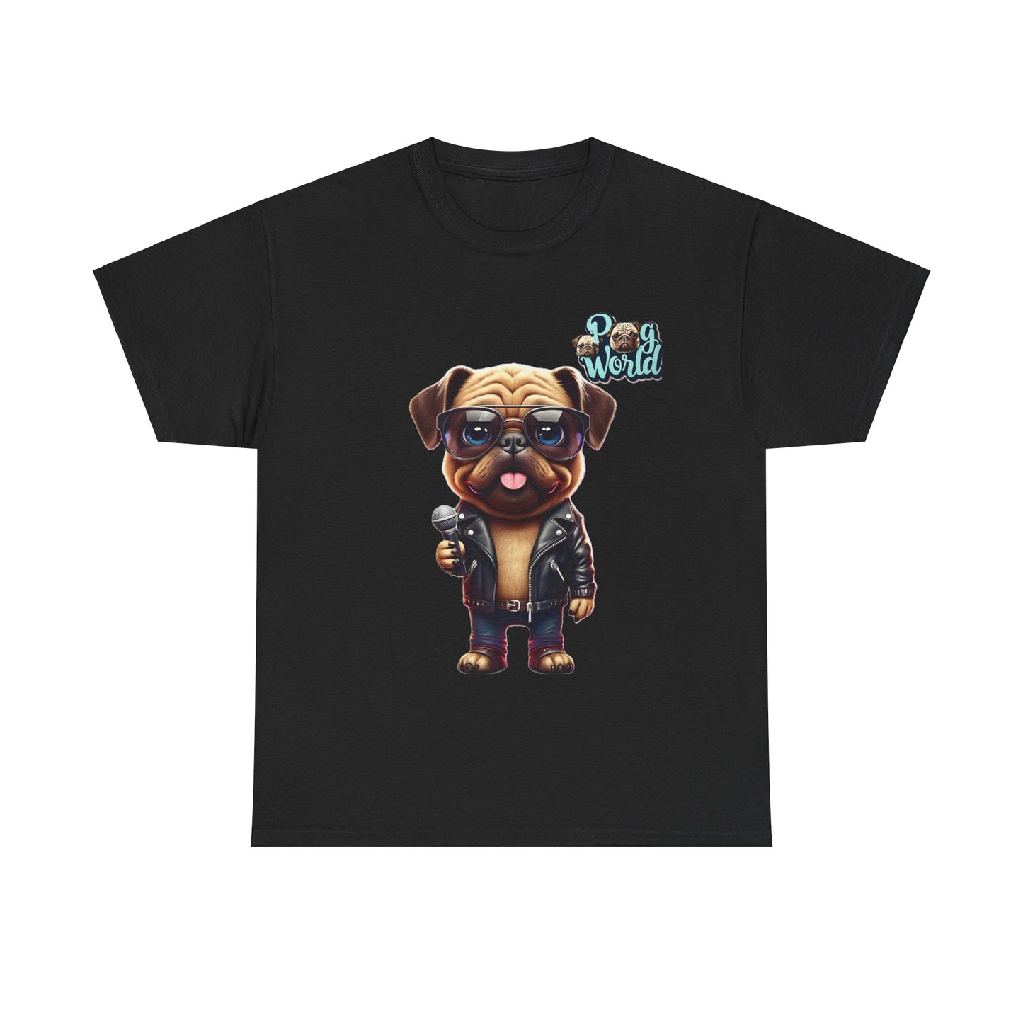 PUG WORLD Unisex Heavy Cotton Tee