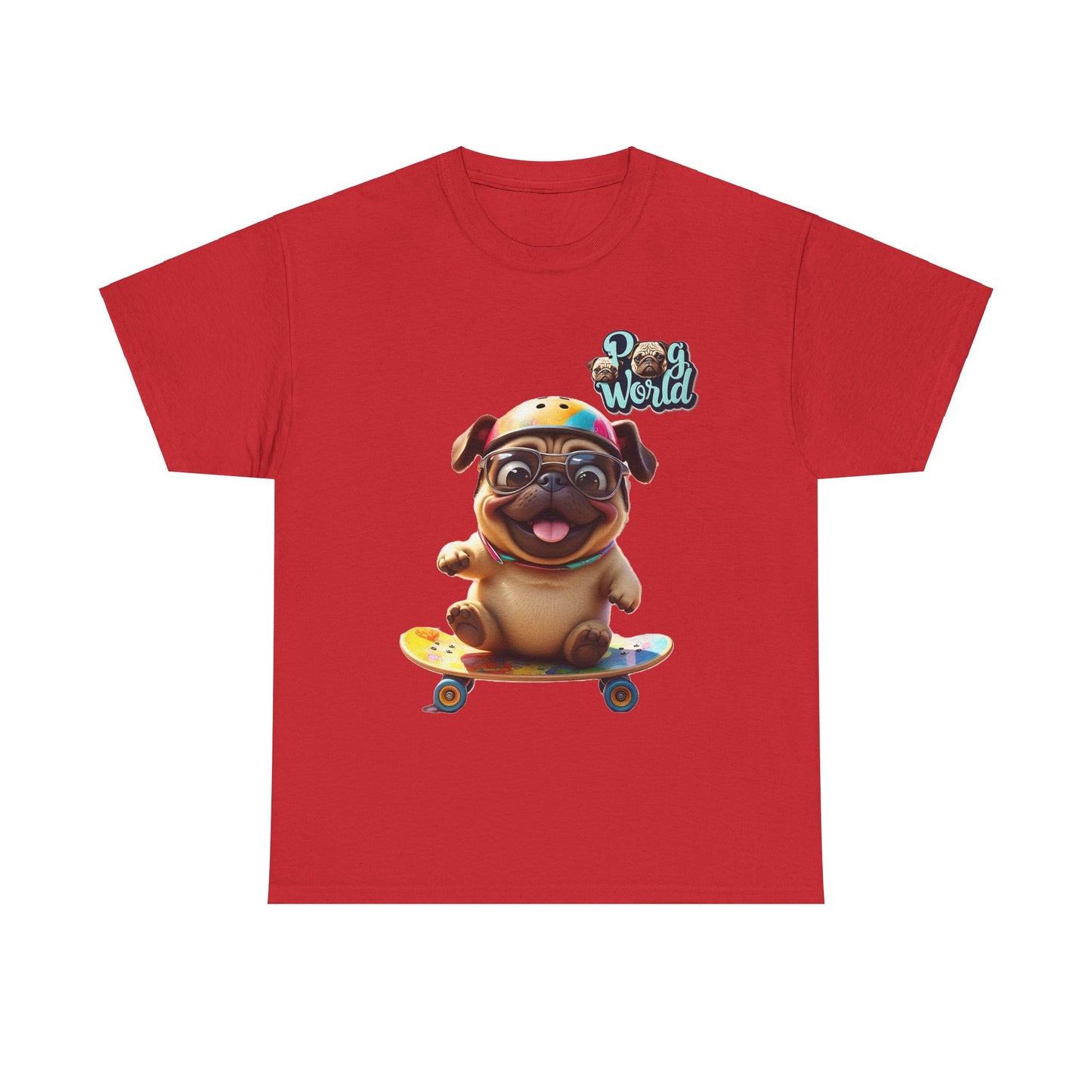 PUG WORLD Unisex Heavy Cotton Tee