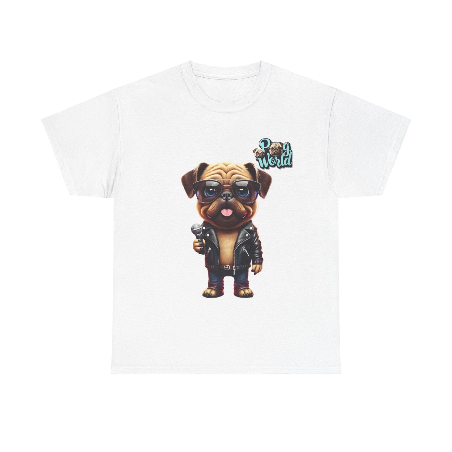 PUG WORLD Unisex Heavy Cotton Tee