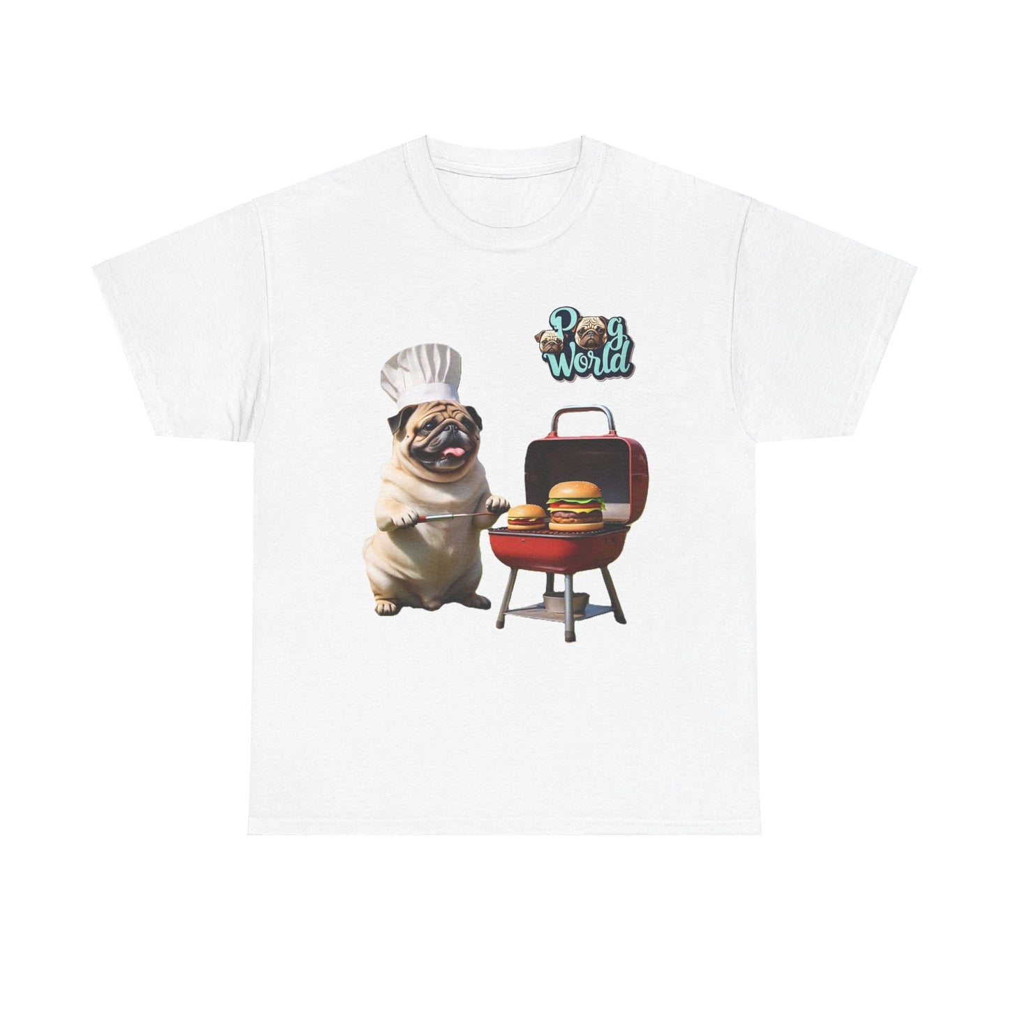 PUG WORLD Unisex Heavy Cotton Tee