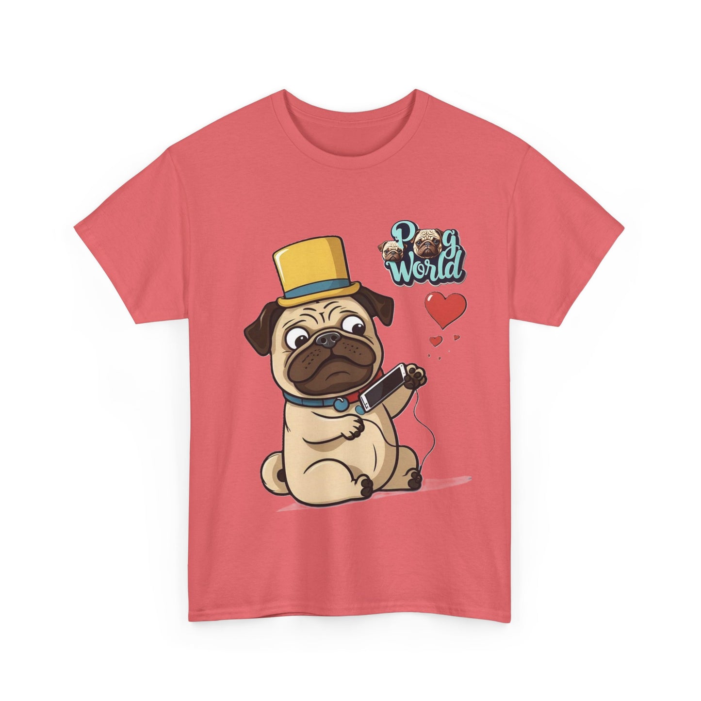 PUG WORDL Unisex Heavy Cotton Tee