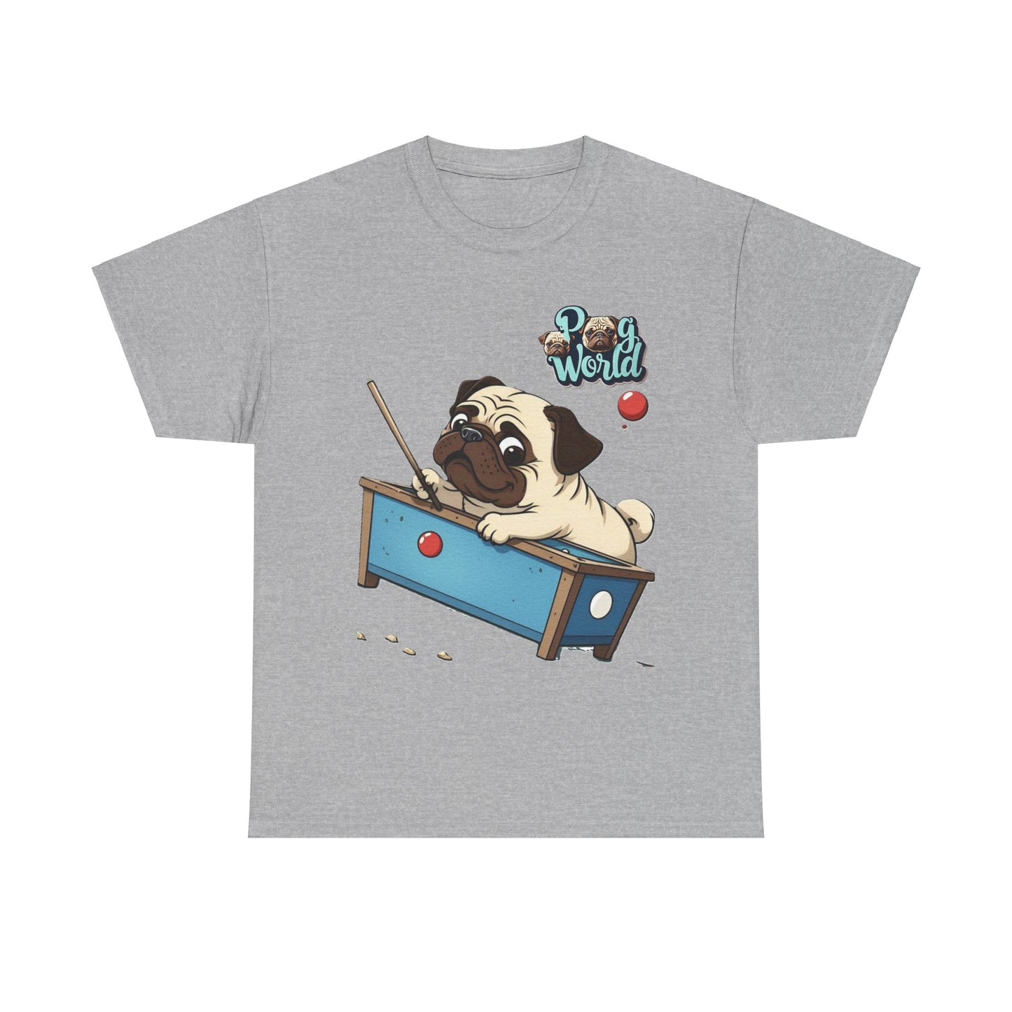 PUG WORDL Unisex Heavy Cotton Tee