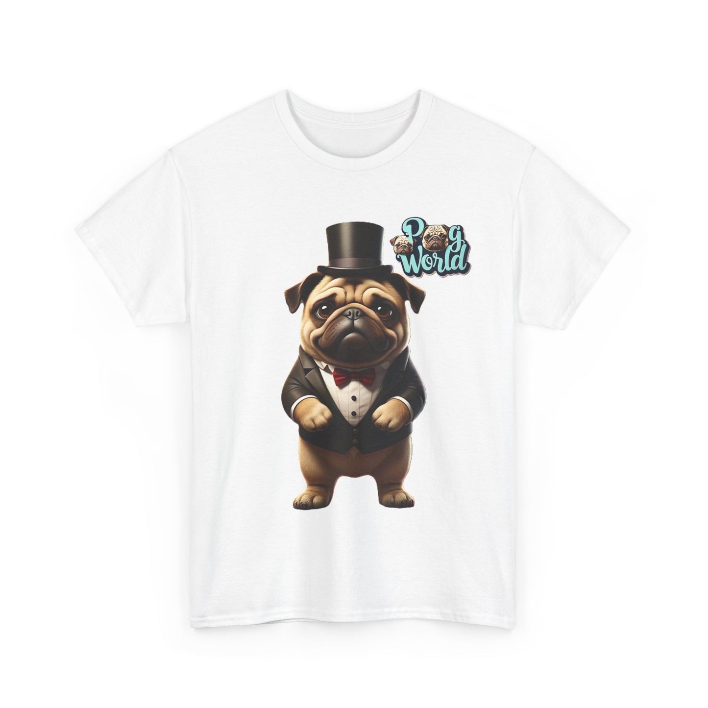 PUG WORLD Unisex Heavy Cotton Tee