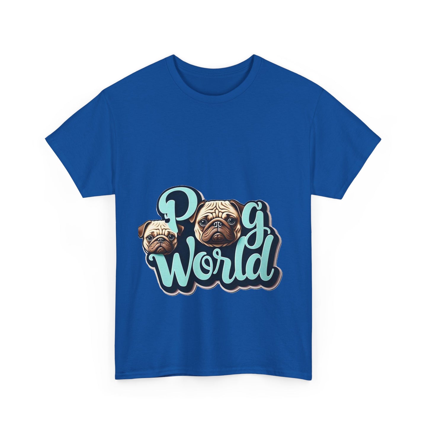 PUG WORLD Unisex Heavy Cotton Tee