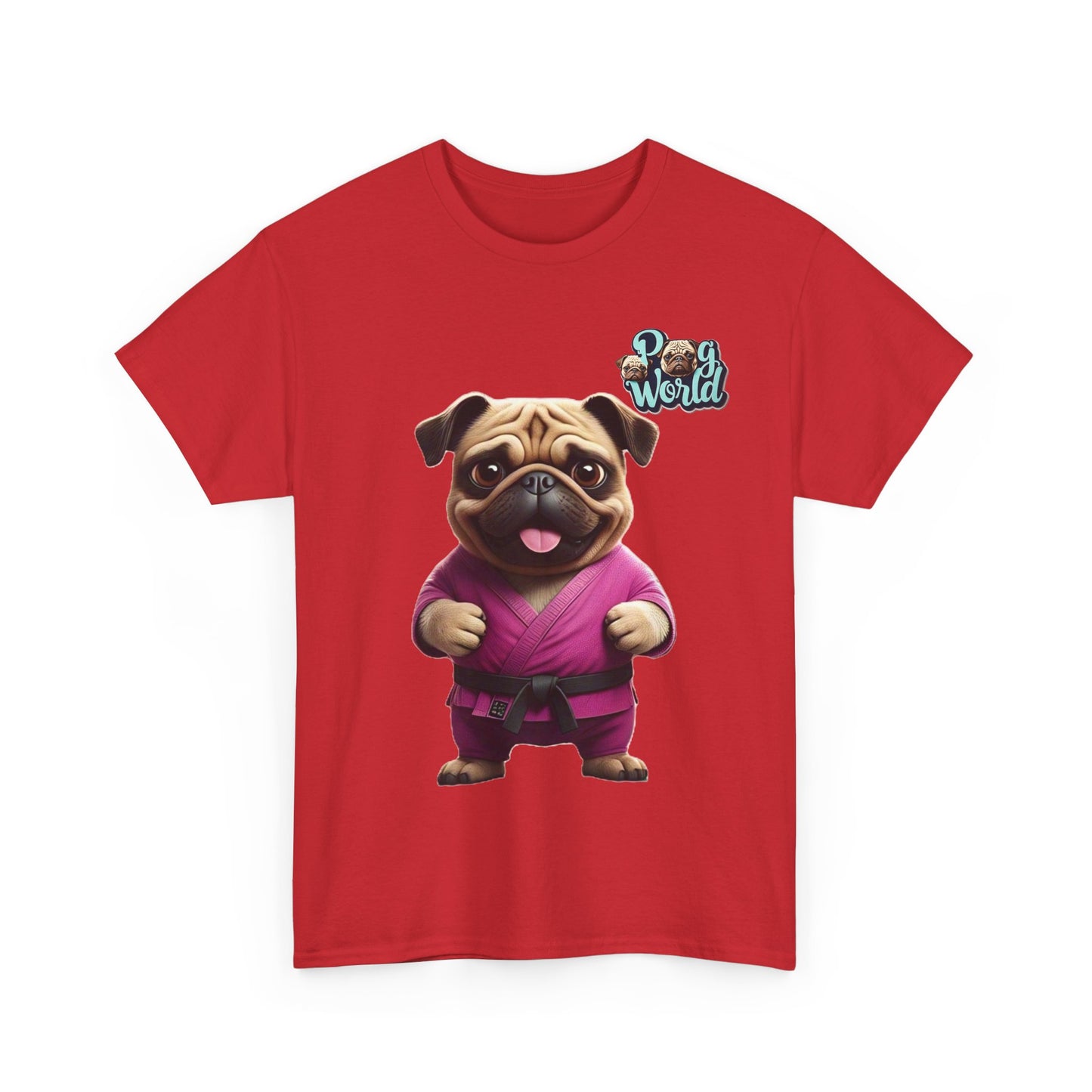 PUG WORLD Unisex Heavy Cotton Tee