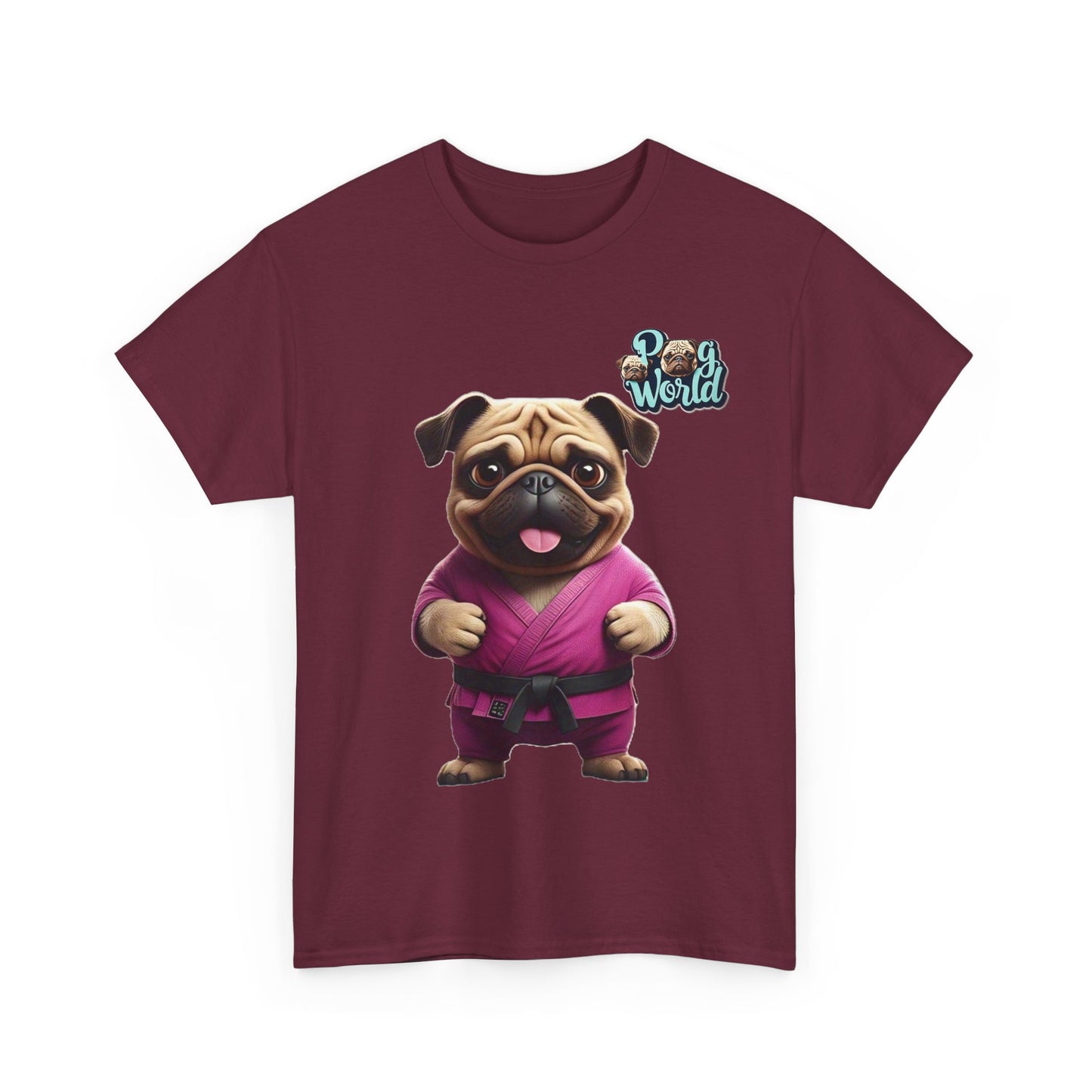 PUG WORLD Unisex Heavy Cotton Tee