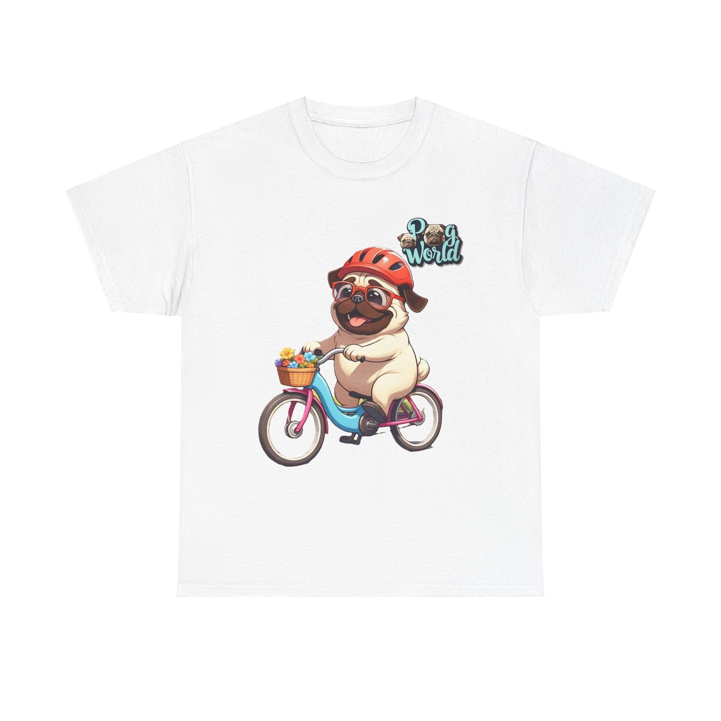 PUG WOLRD Unisex Heavy Cotton Tee