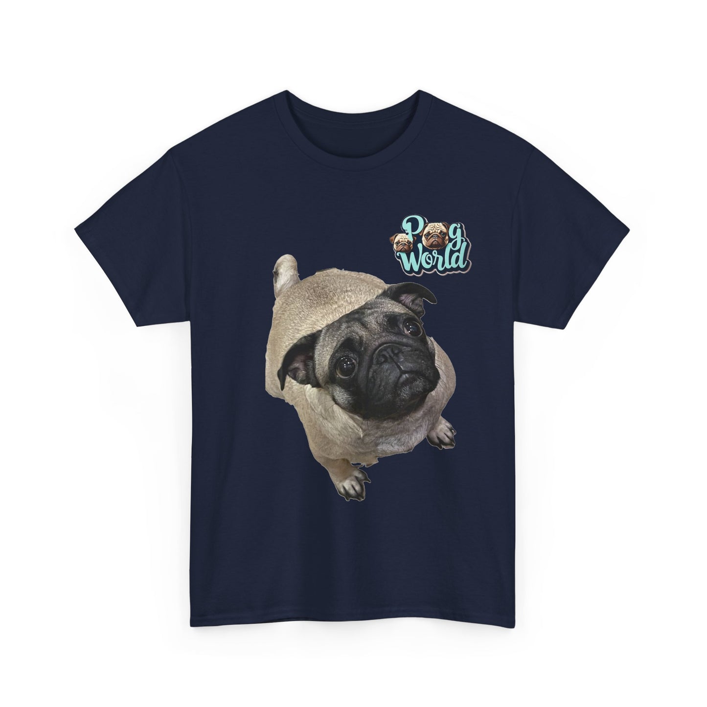 PUG WORDL Unisex Heavy Cotton Tee