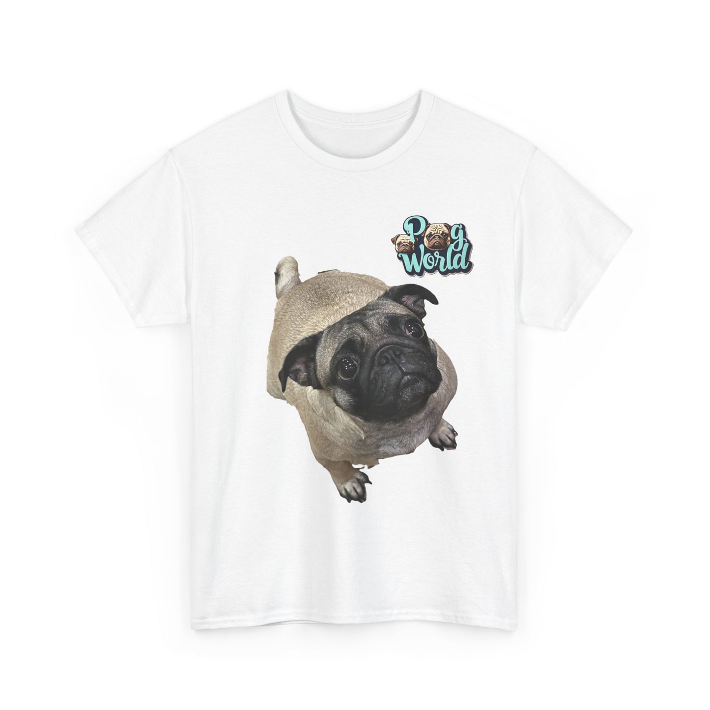 PUG WORDL Unisex Heavy Cotton Tee