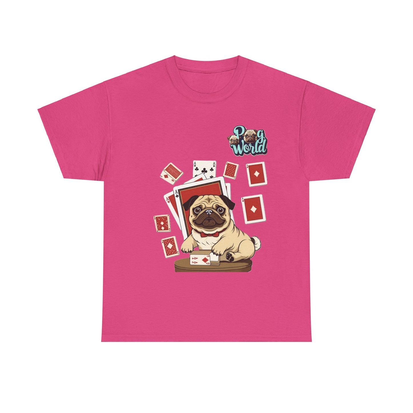 PUG WORLD Unisex Heavy Cotton Tee