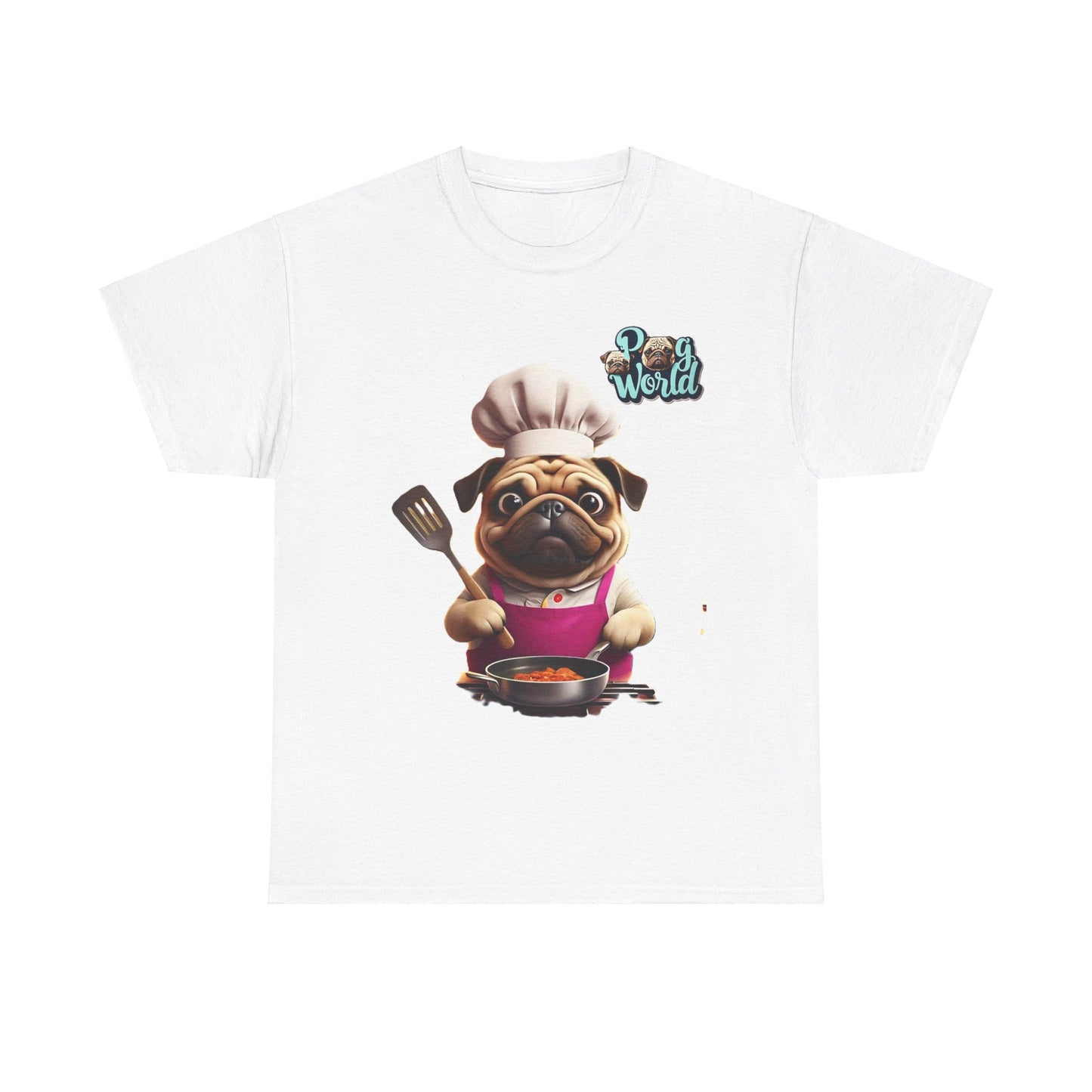 PUG WORLD Unisex Heavy Cotton Tee