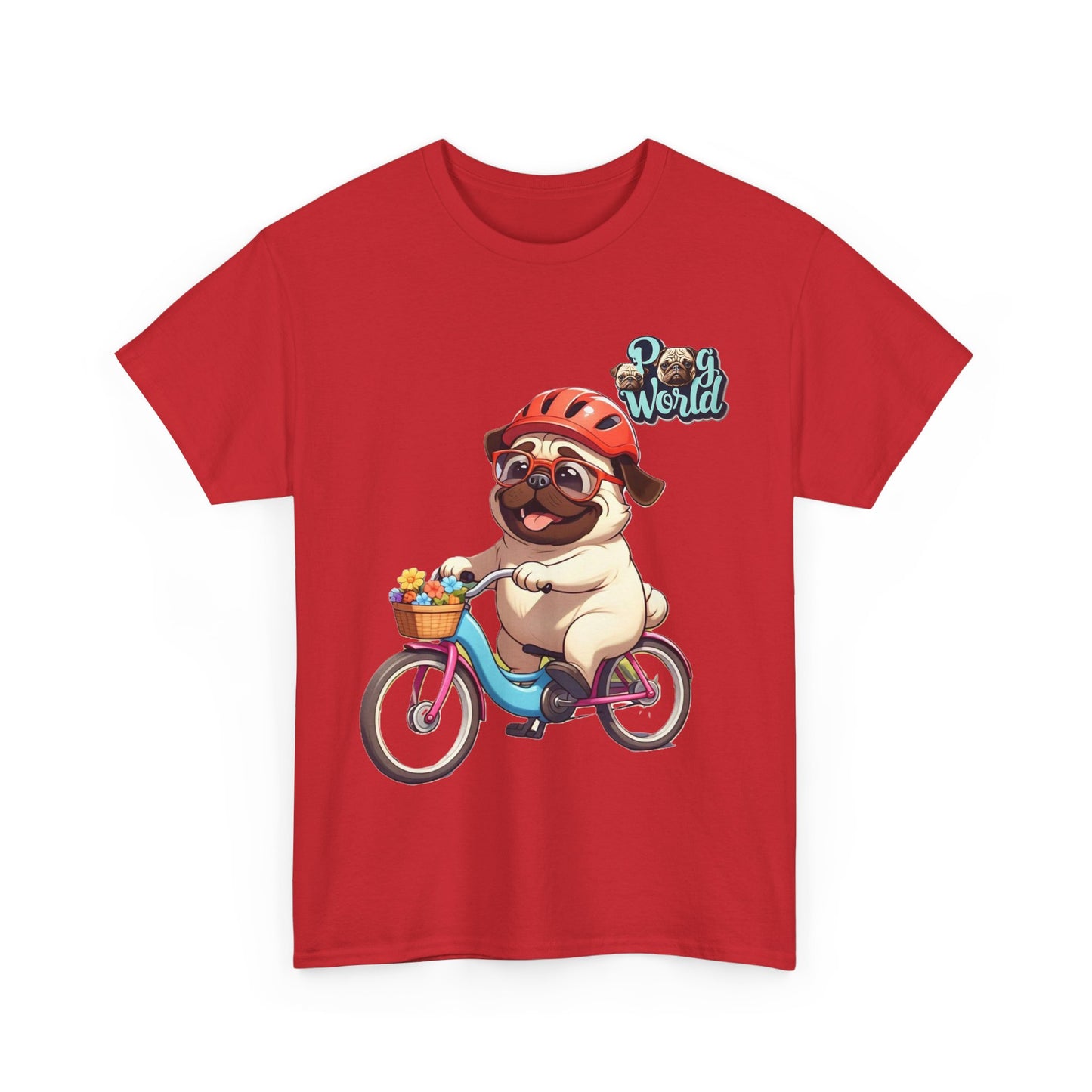 PUG WOLRD Unisex Heavy Cotton Tee