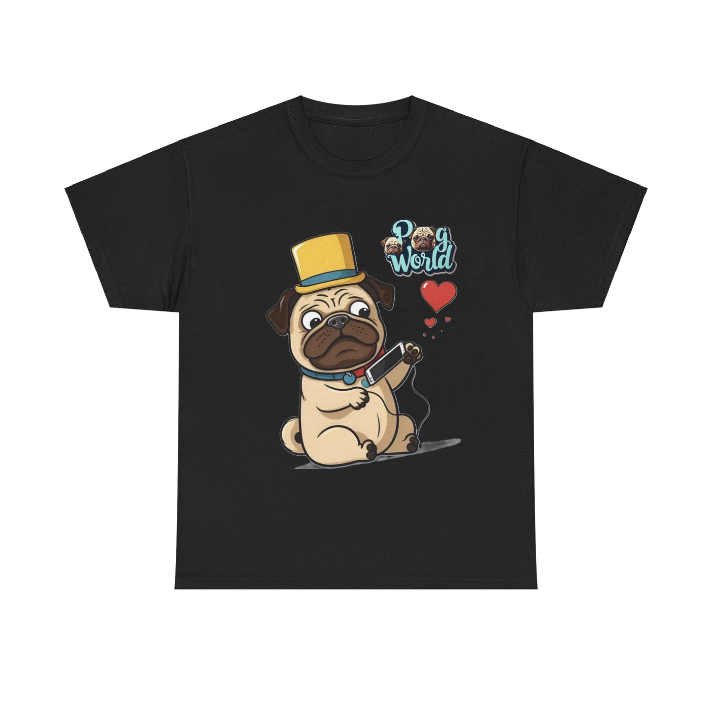 PUG WORDL Unisex Heavy Cotton Tee