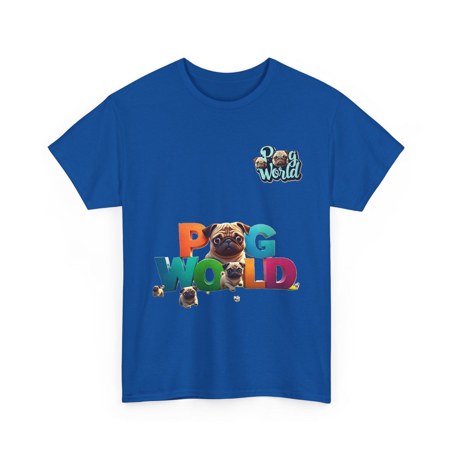 PUG WORDL Unisex Heavy Cotton Tee