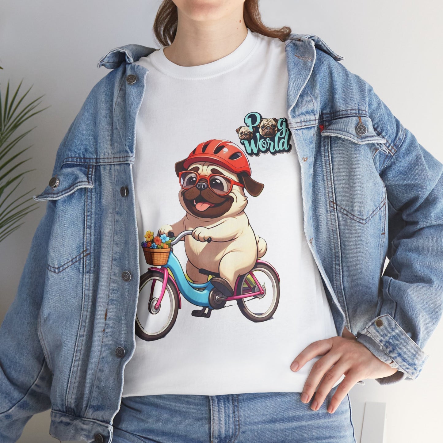 PUG WOLRD Unisex Heavy Cotton Tee