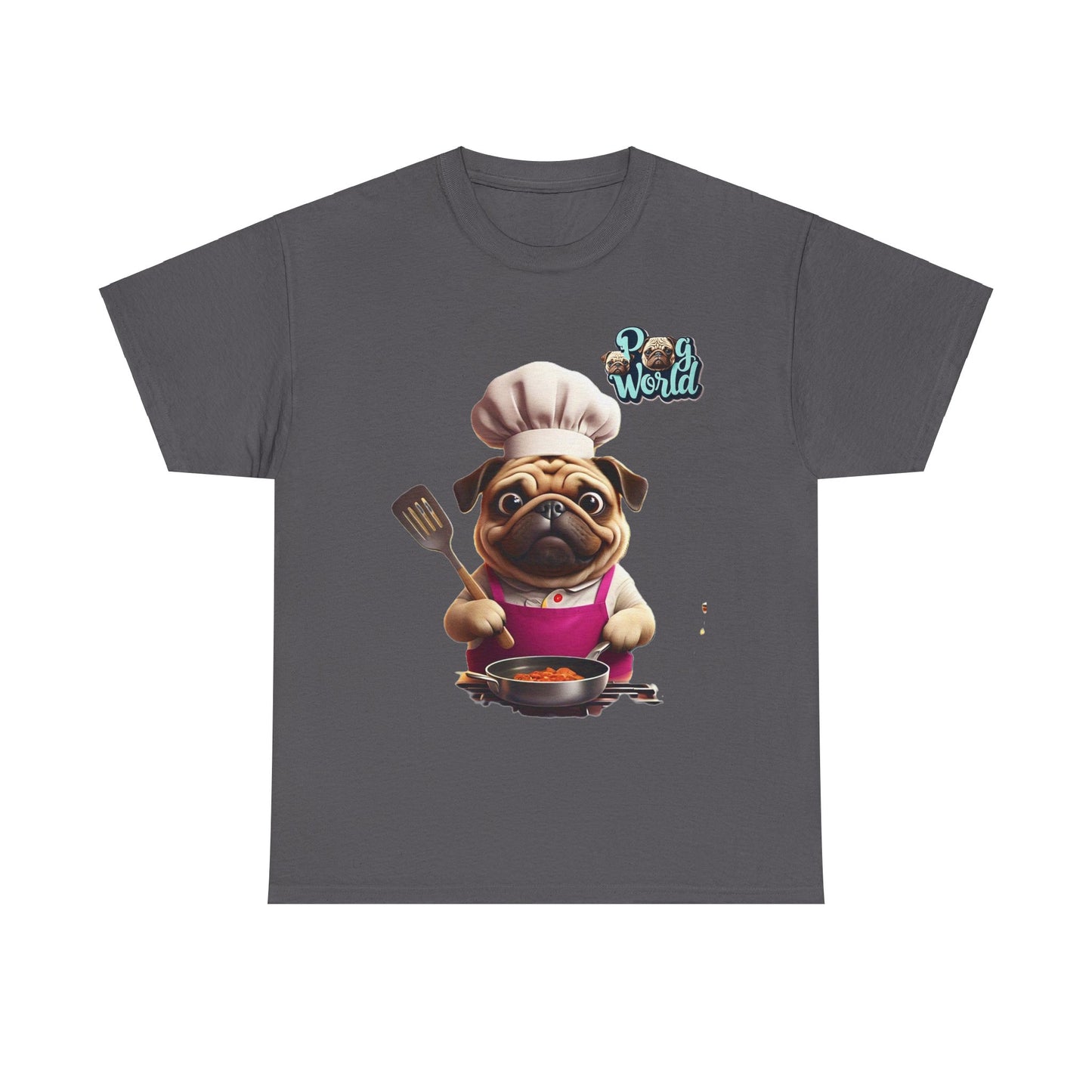 PUG WORLD Unisex Heavy Cotton Tee