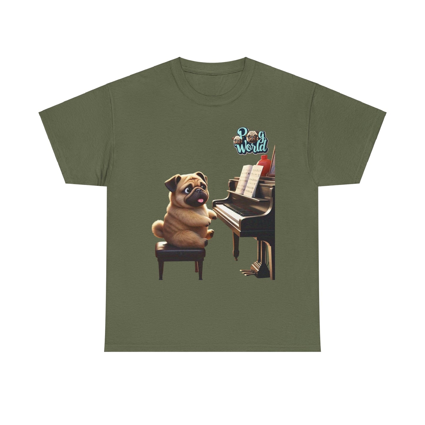 PUG WORLD  Unisex Heavy Cotton Tee