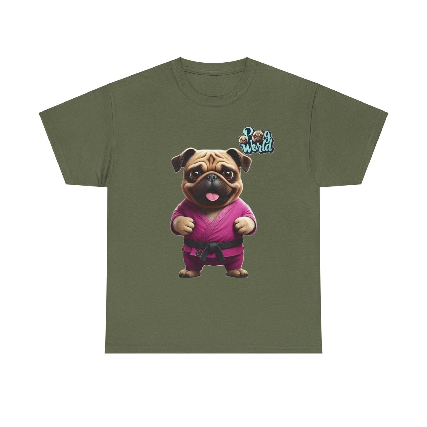 PUG WORLD Unisex Heavy Cotton Tee