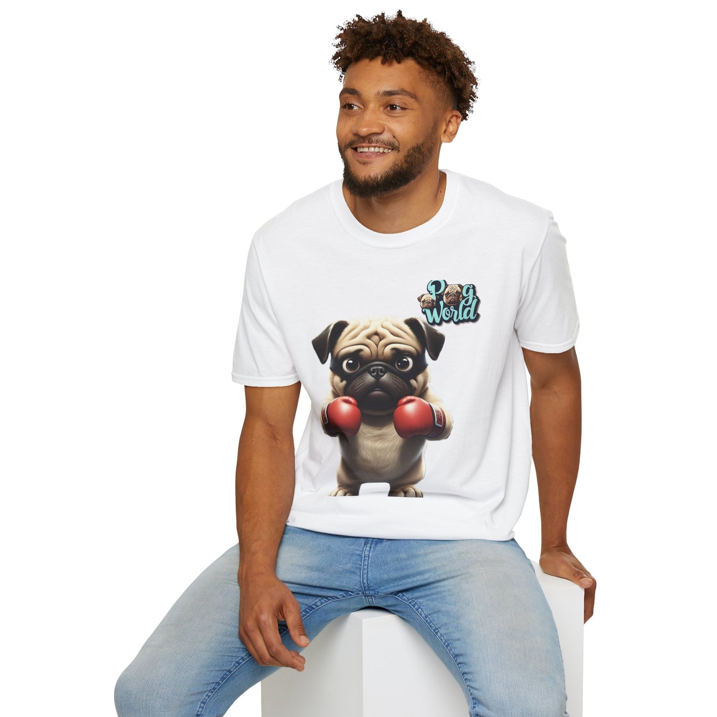 PUG WORLD Unisex Softstyle T-Shirt