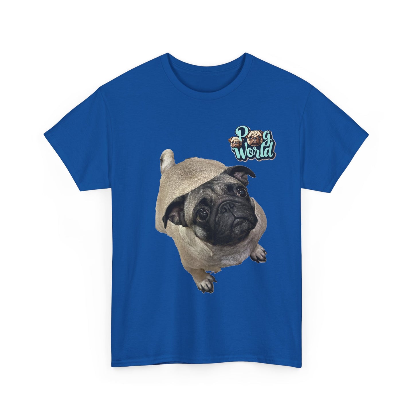 PUG WORDL Unisex Heavy Cotton Tee