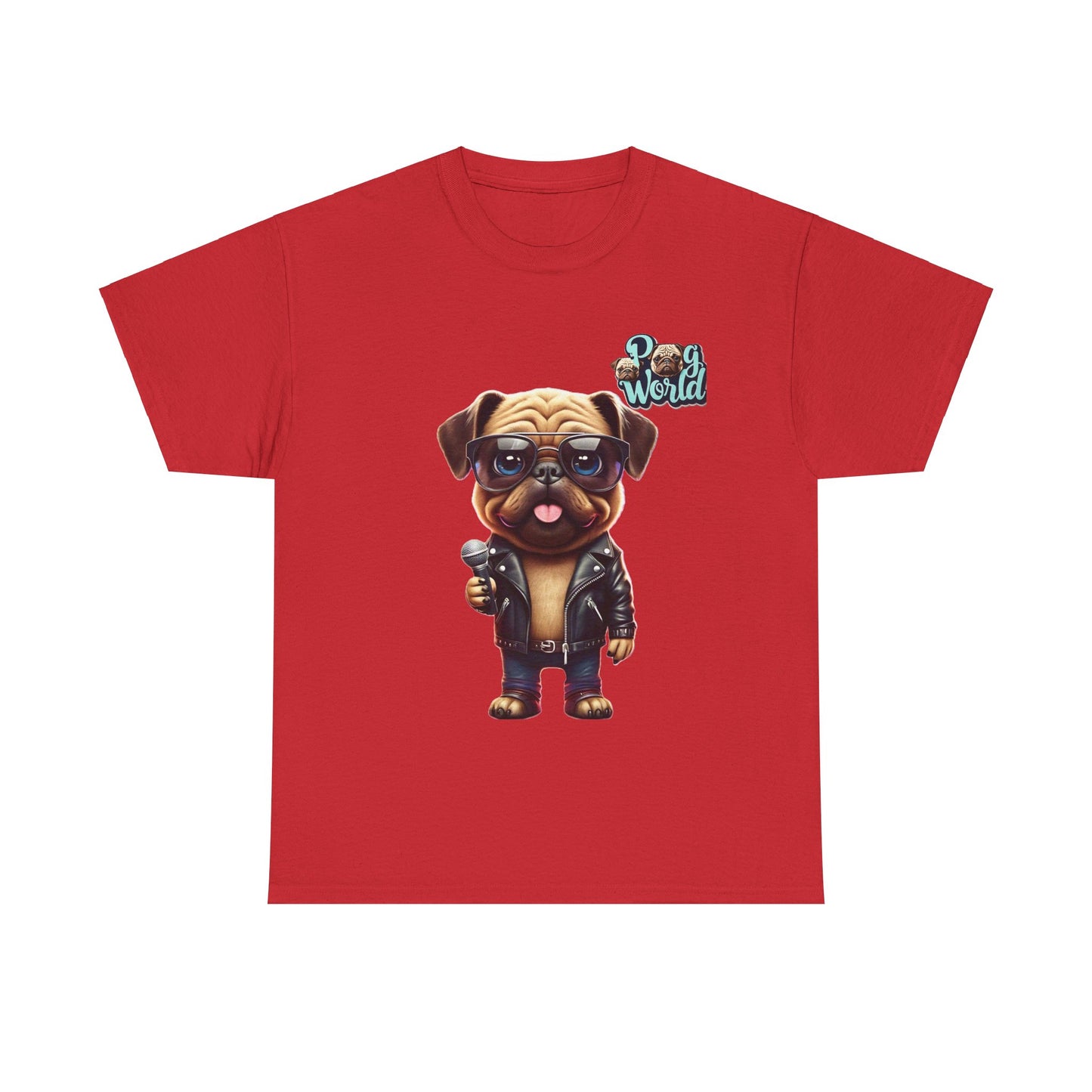 PUG WORLD Unisex Heavy Cotton Tee