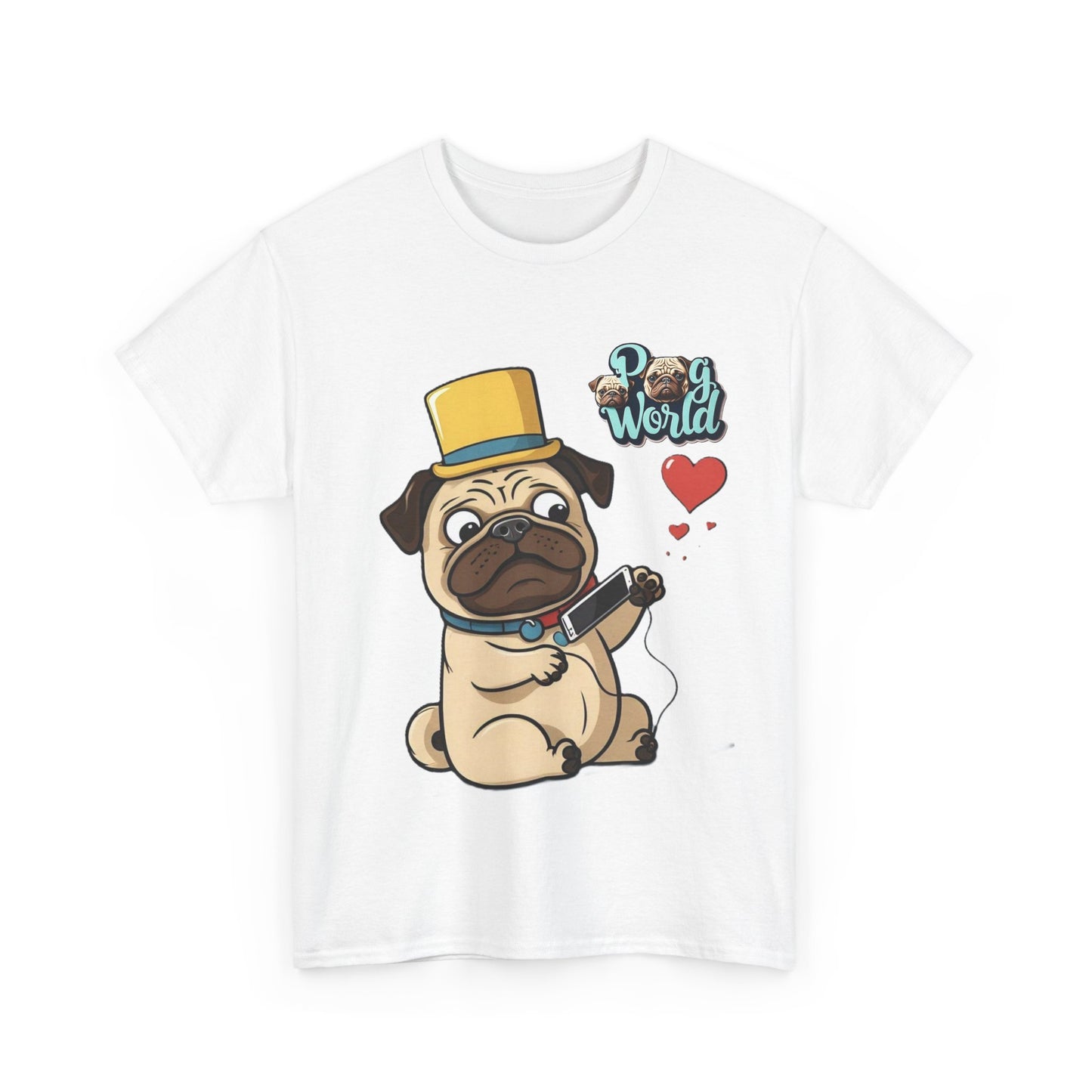 PUG WORDL Unisex Heavy Cotton Tee