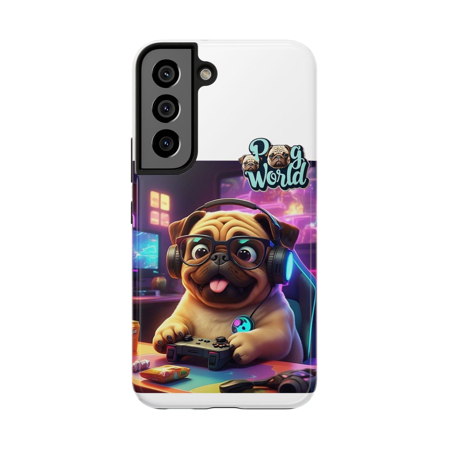 PUG WORDL Tough Phone Cases