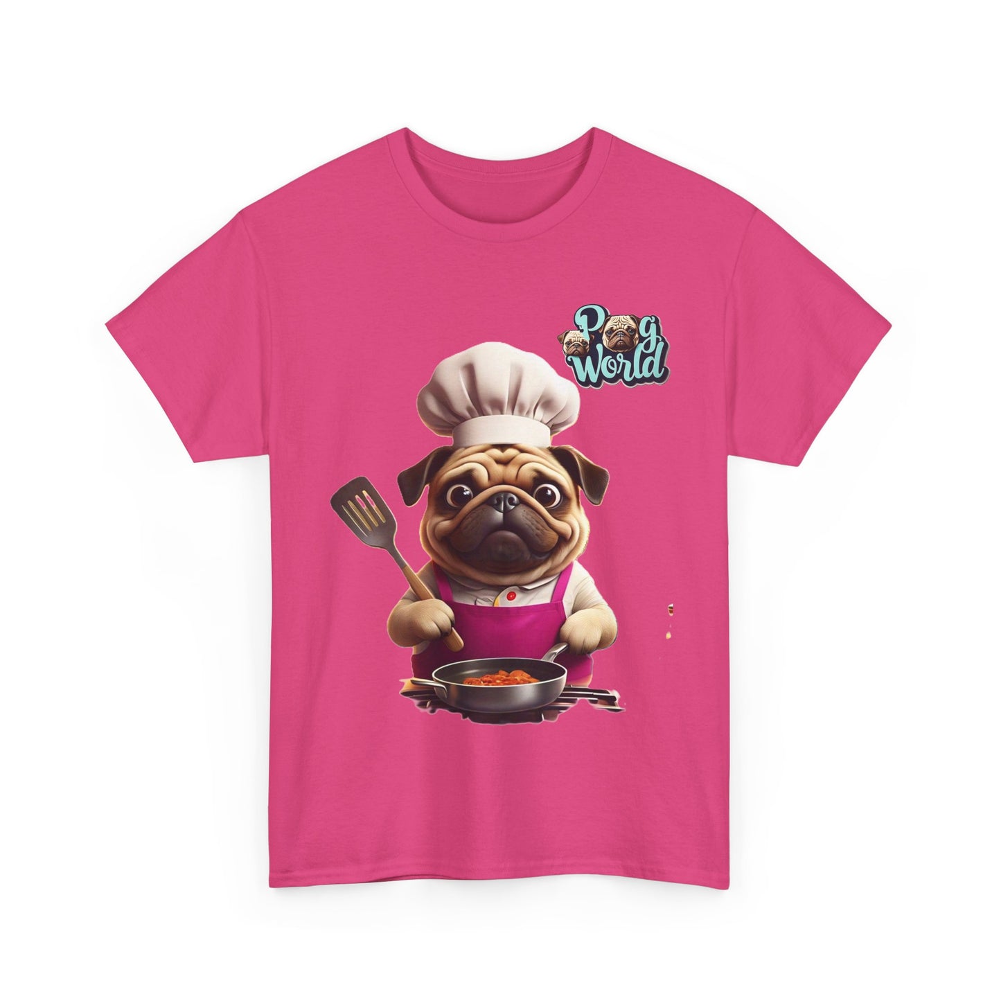 PUG WORLD Unisex Heavy Cotton Tee