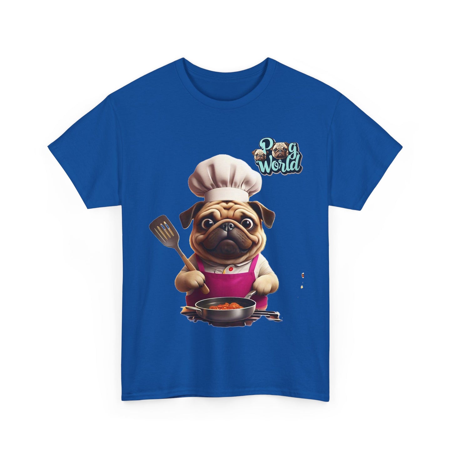 PUG WORLD Unisex Heavy Cotton Tee