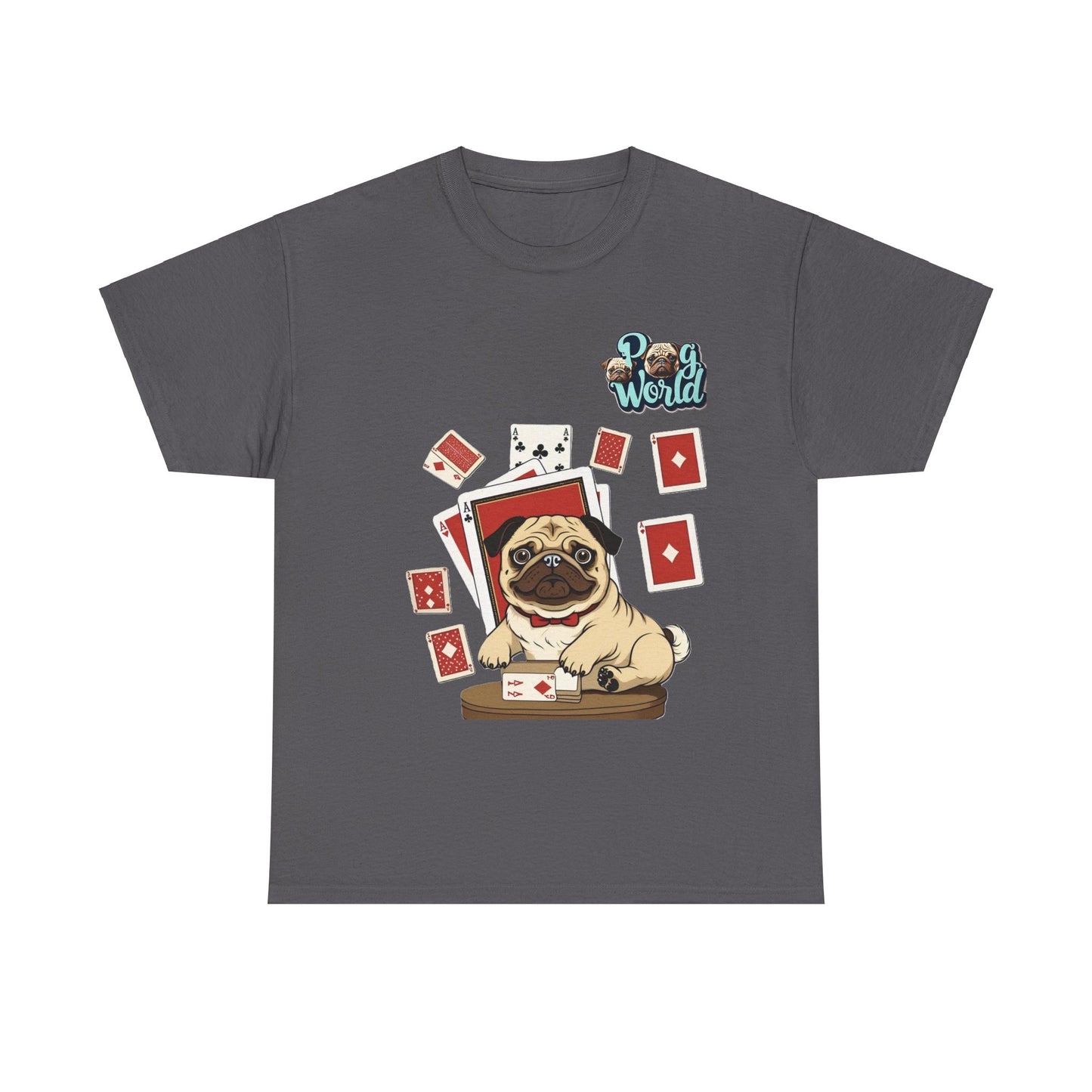 PUG WORLD Unisex Heavy Cotton Tee