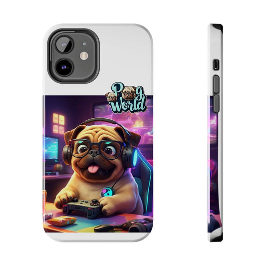 PUG WORDL Tough Phone Cases