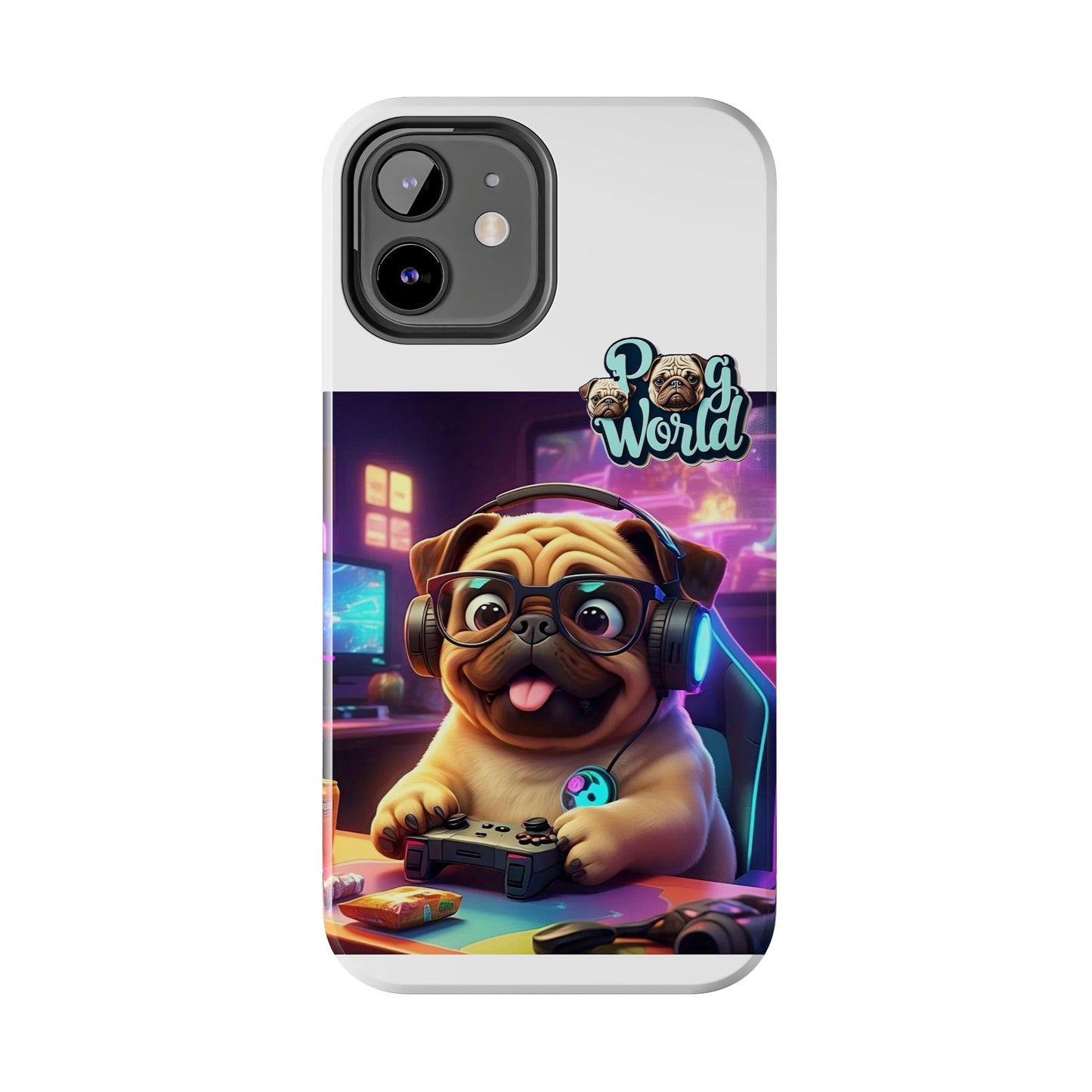 PUG WORDL Tough Phone Cases