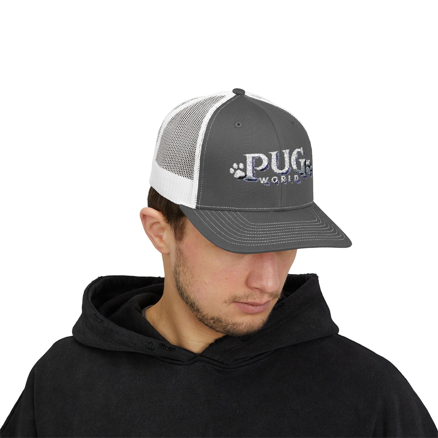 PUG WORDL Snapback Trucker Cap