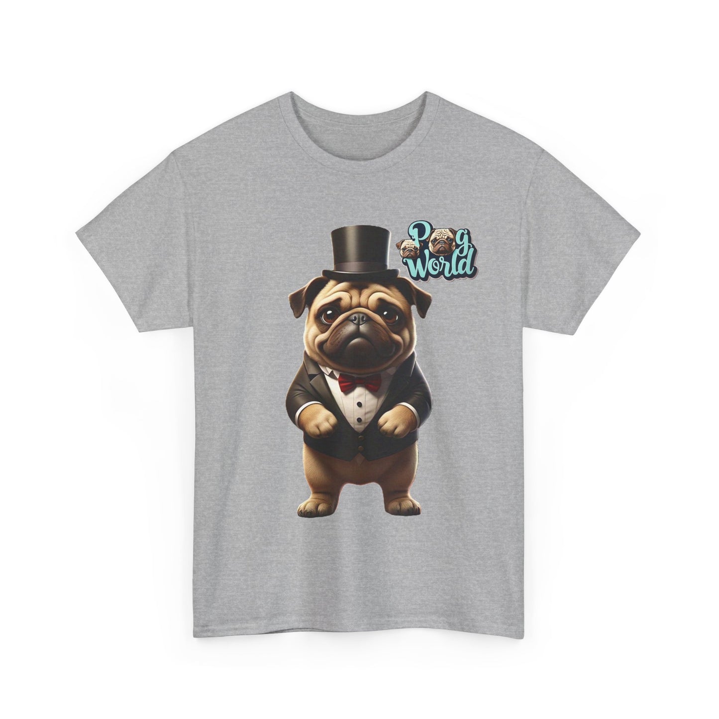 PUG WORLD Unisex Heavy Cotton Tee