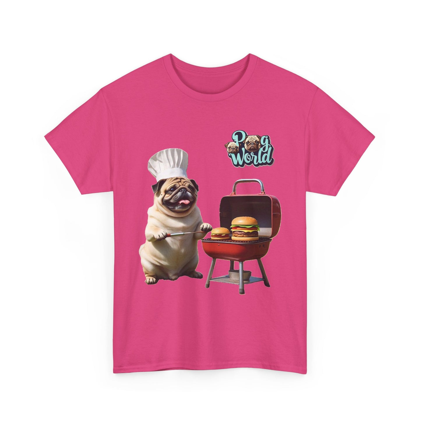 PUG WORLD Unisex Heavy Cotton Tee