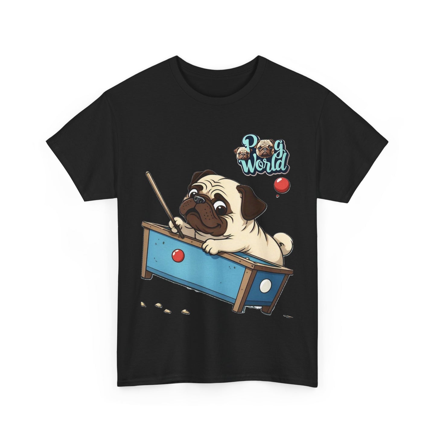 PUG WORDL Unisex Heavy Cotton Tee