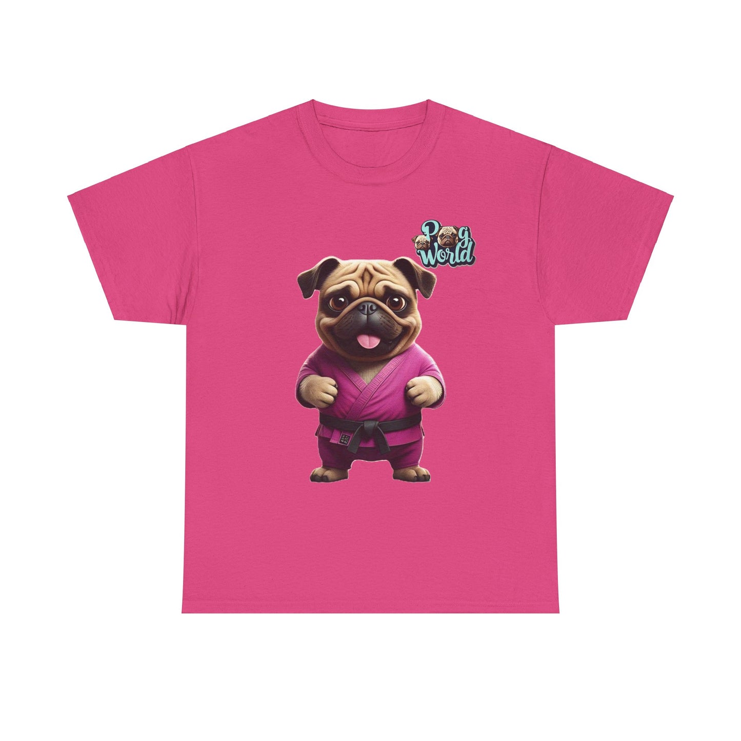 PUG WORLD Unisex Heavy Cotton Tee