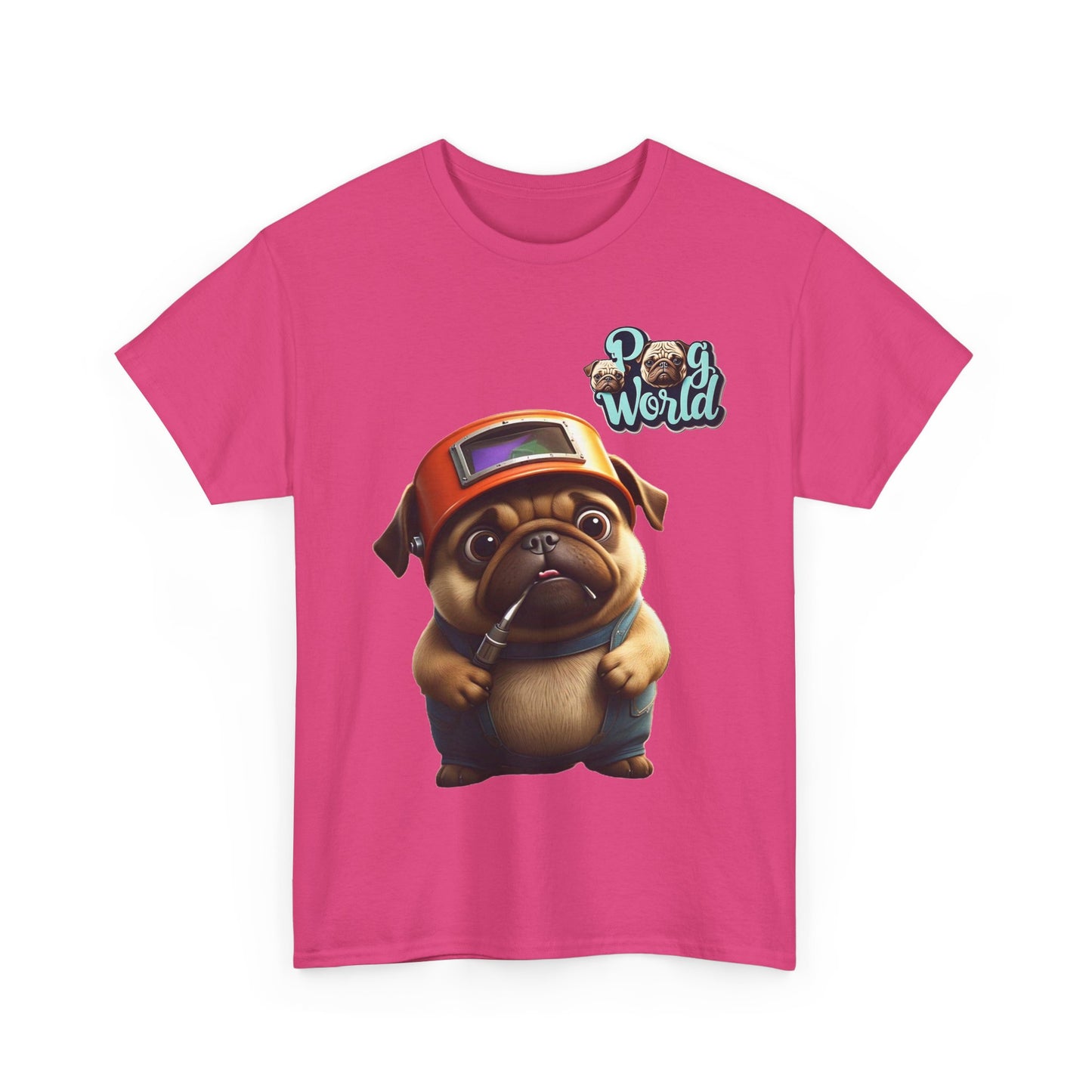 PUG WORDL WELDER Unisex Heavy Cotton Tee