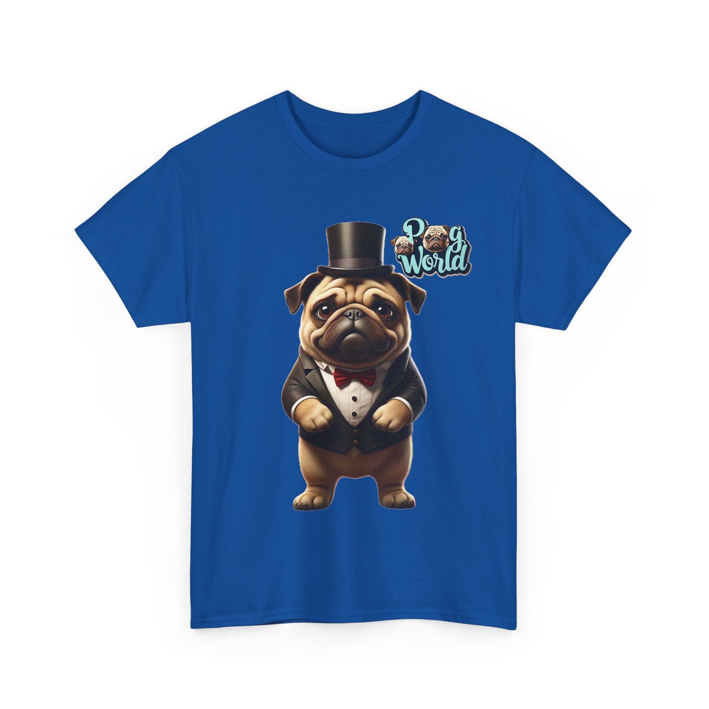 PUG WORLD Unisex Heavy Cotton Tee