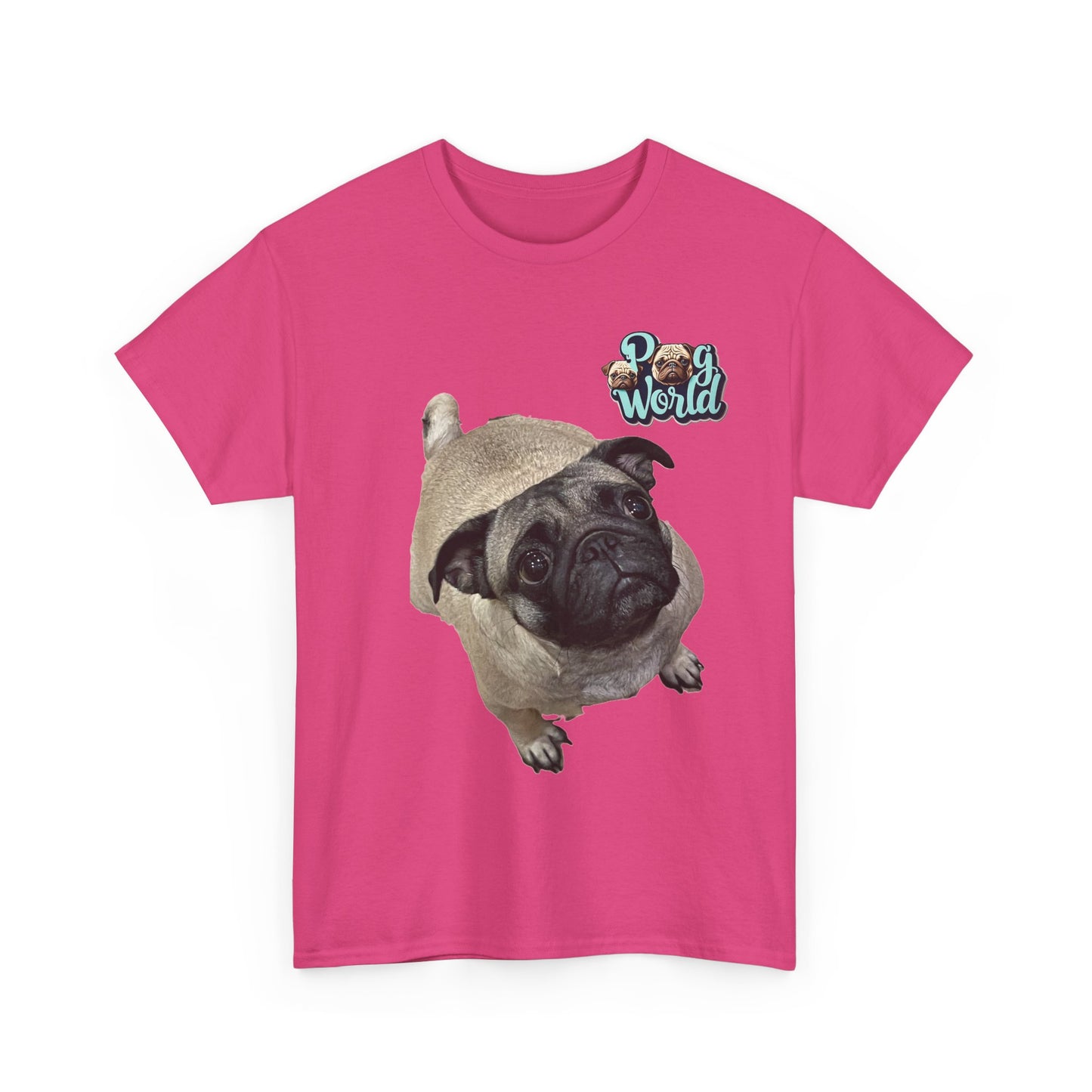 PUG WORDL Unisex Heavy Cotton Tee