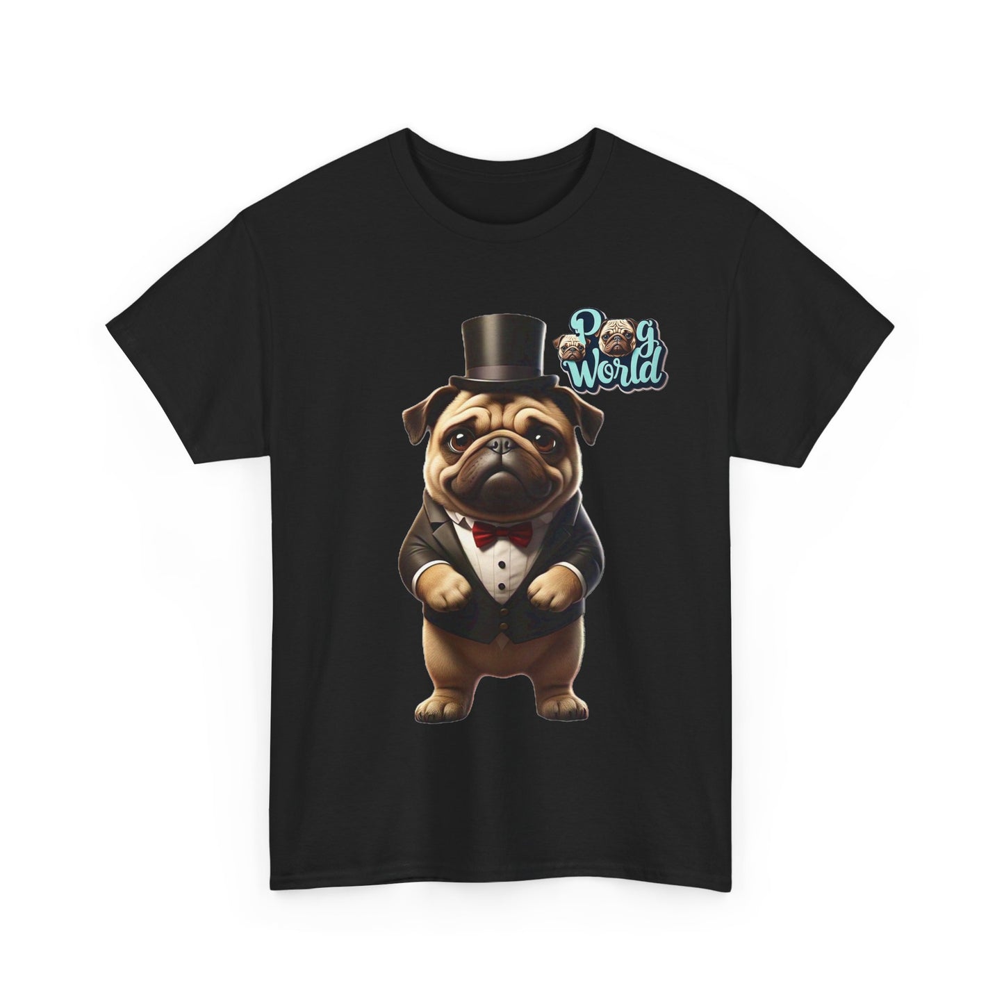 PUG WORLD Unisex Heavy Cotton Tee