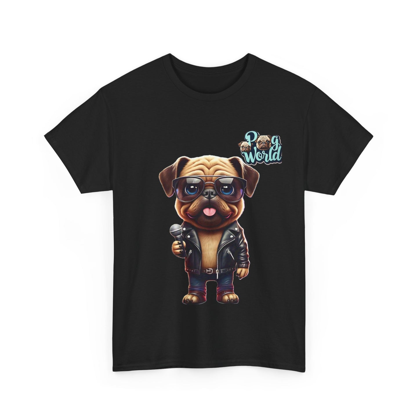 PUG WORLD Unisex Heavy Cotton Tee