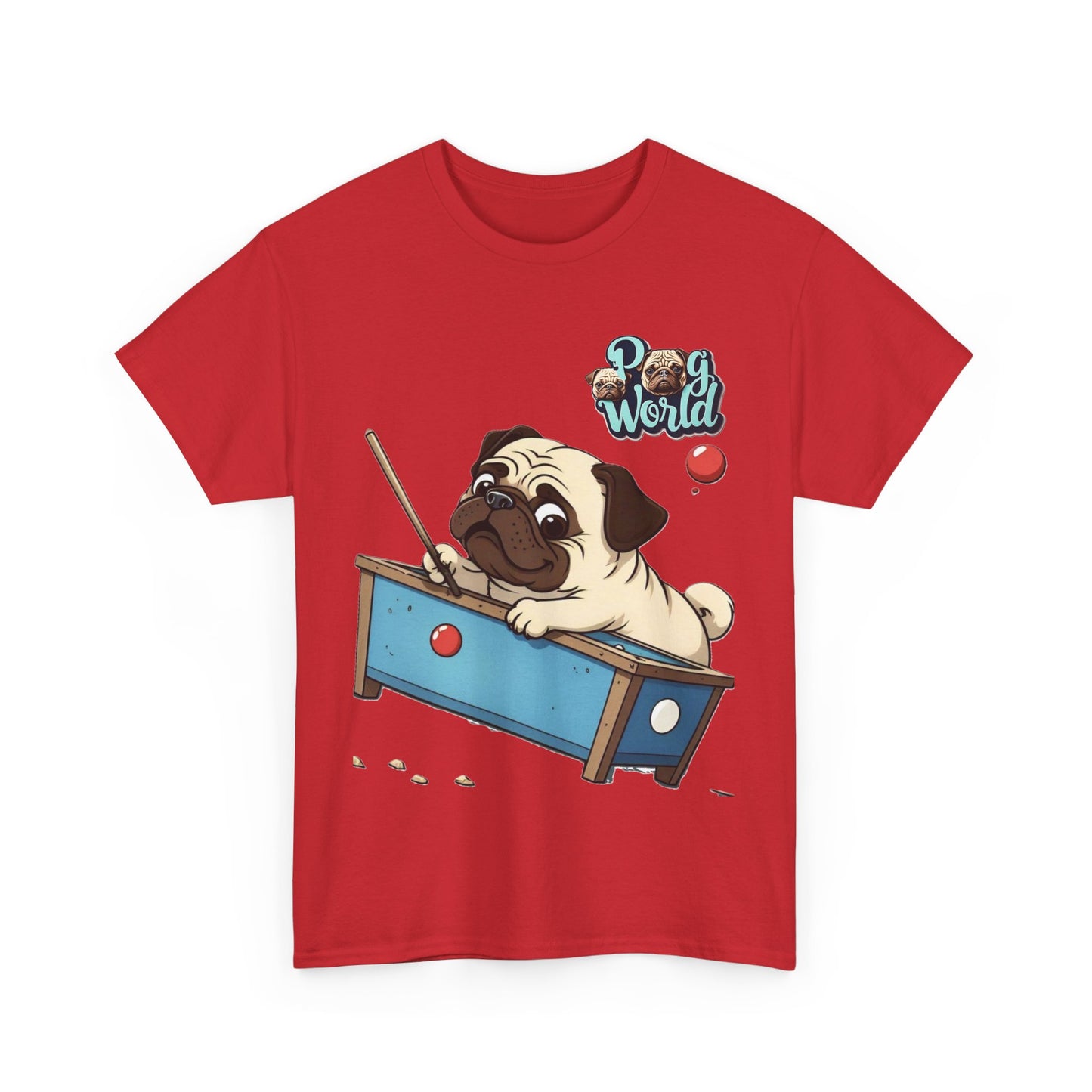 PUG WORDL Unisex Heavy Cotton Tee