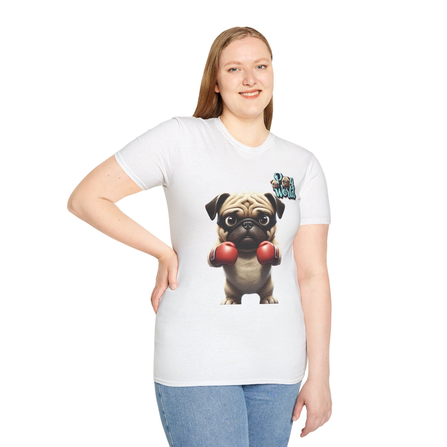 PUG WORLD Unisex Softstyle T-Shirt