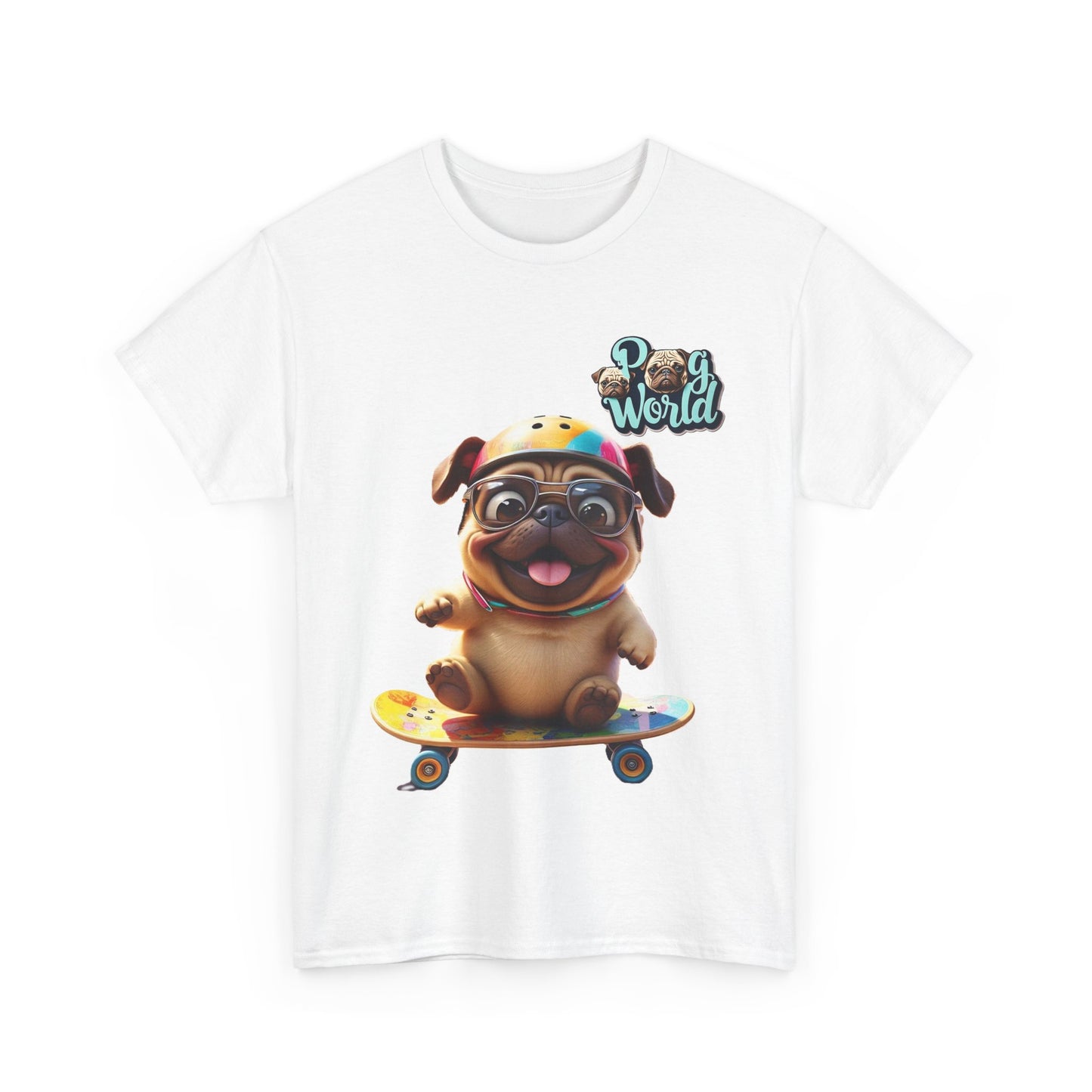 PUG WORLD Unisex Heavy Cotton Tee