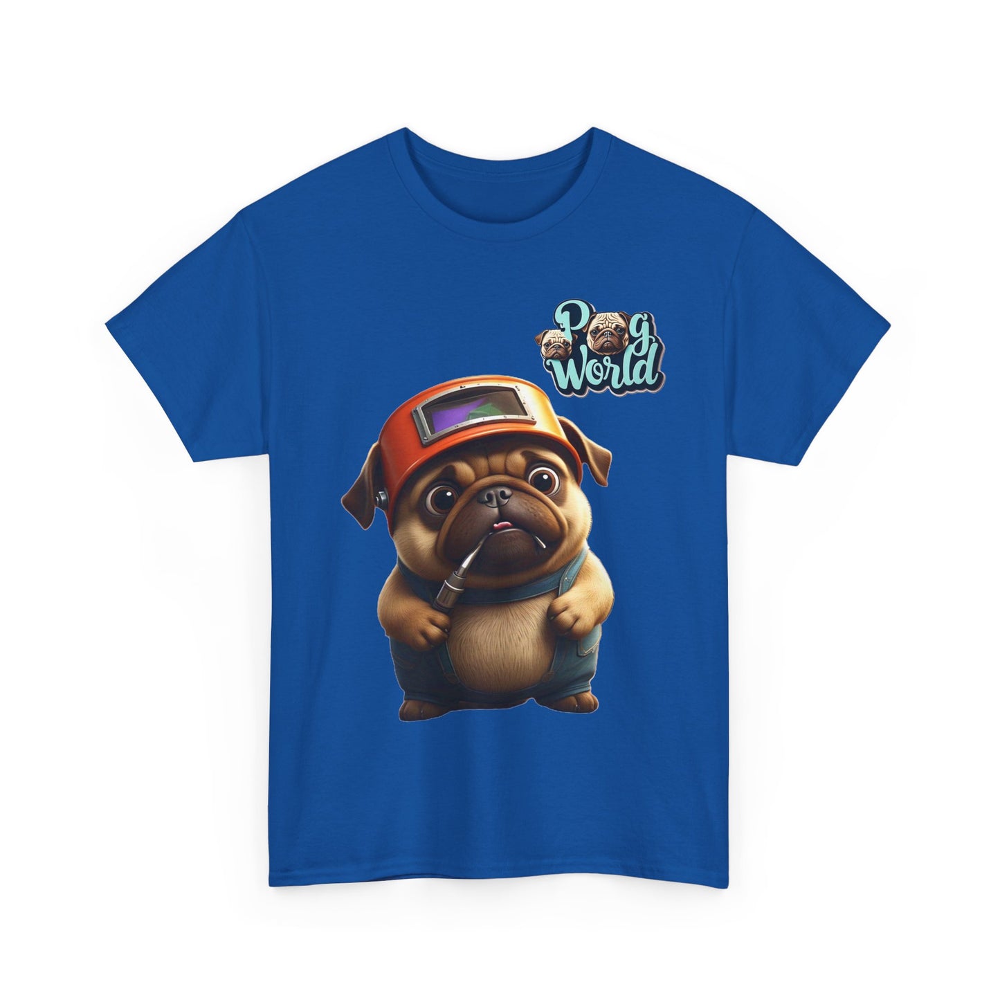 PUG WORDL WELDER Unisex Heavy Cotton Tee